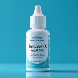 Botol suplemen RecoverX pemulihan otot pantas